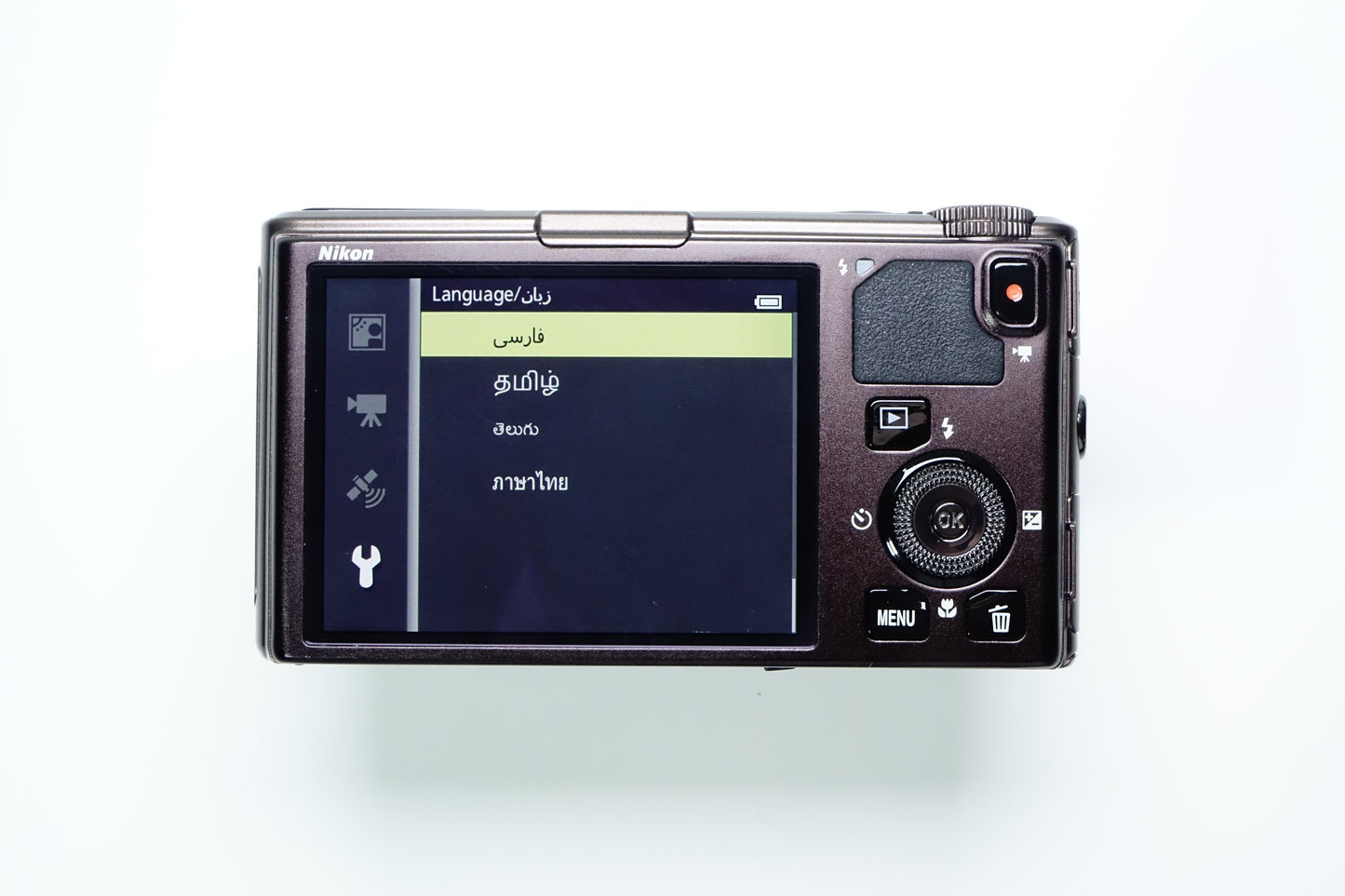 Nikon Coolpix S9500 Marrone Compatta + Custodia, SD 8GB - GARANZIA 12 MESI