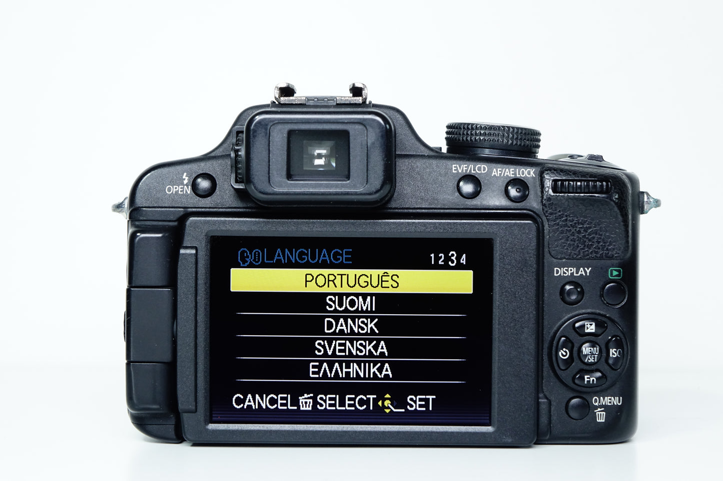 *FLASH NON FUNZIONANTE* Panasonic Lumix FZ 100 Fotocamera Bridge Zoom 24X