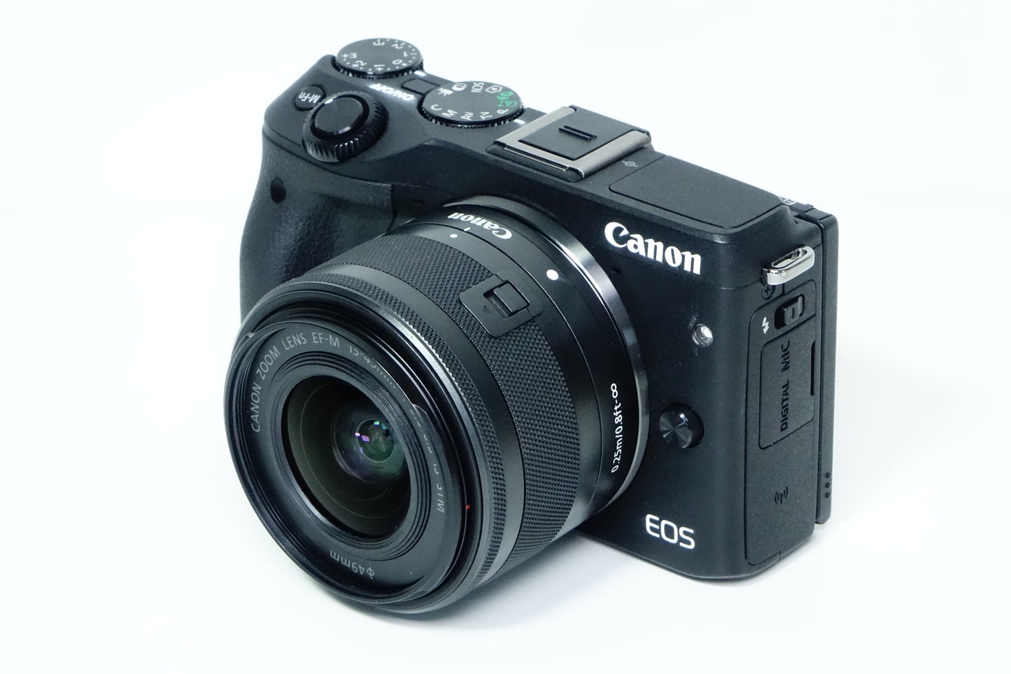 Canon EOS M3 Mirrorless Obiettivo 15-45mm STM + BORSA - GARANZIA 12 MESI