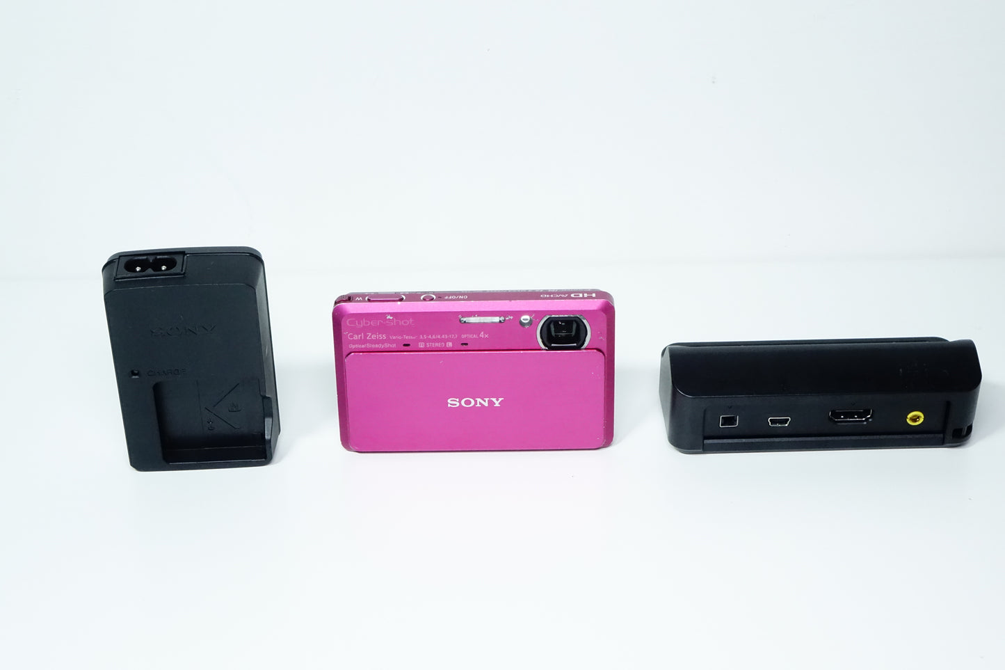 Sony Cyber-shot DSC-TX9 12.2MP Digicam Y2K Rosa + Base - GARANZIA
