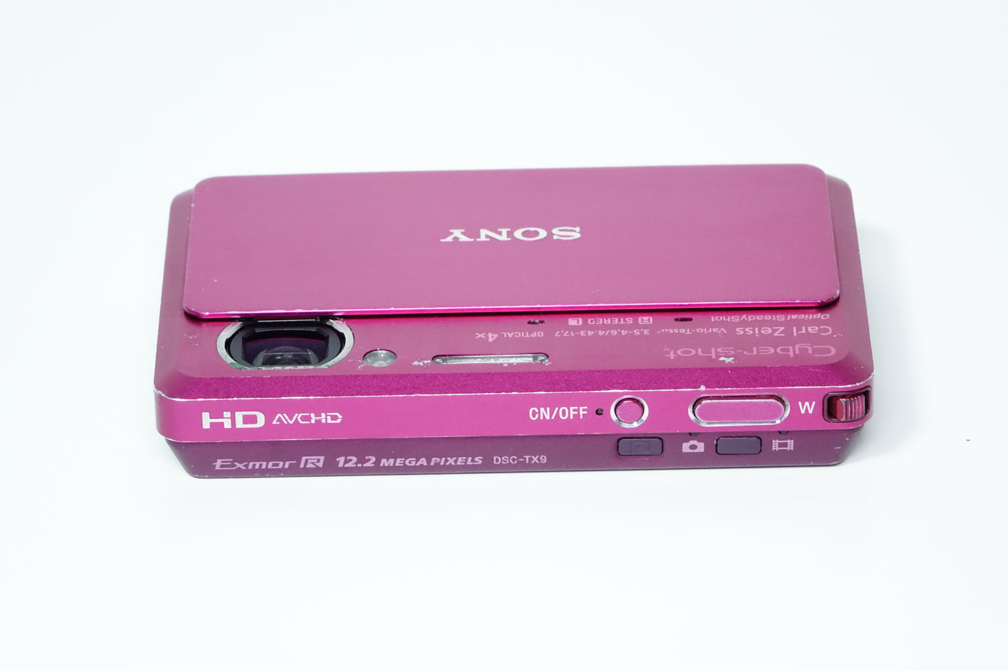 Sony Cyber-shot DSC-TX9 12.2MP Digicam Y2K Rosa + Base - GARANZIA