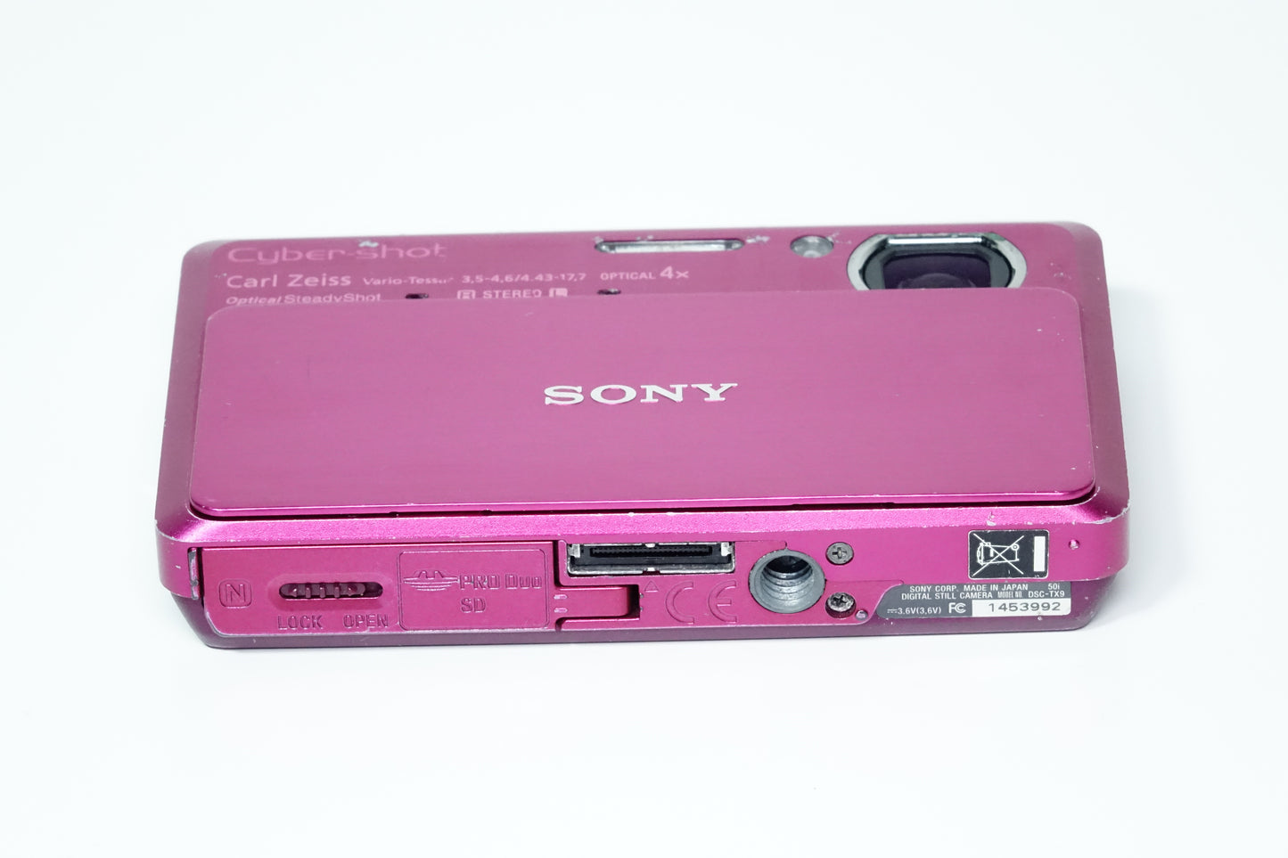 Sony Cyber-shot DSC-TX9 12.2MP Digicam Y2K Rosa + Base - GARANZIA