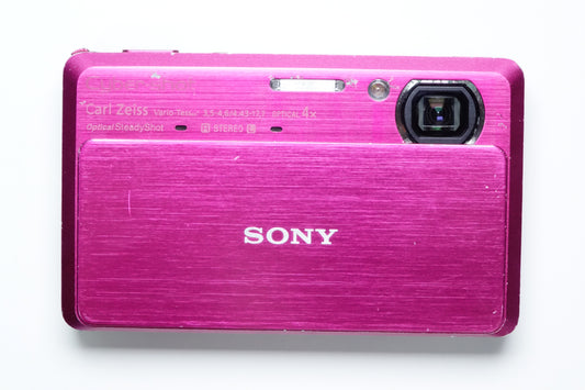 Sony Cyber-shot DSC-TX9 12.2MP Digicam Y2K Rosa + Base - GARANZIA