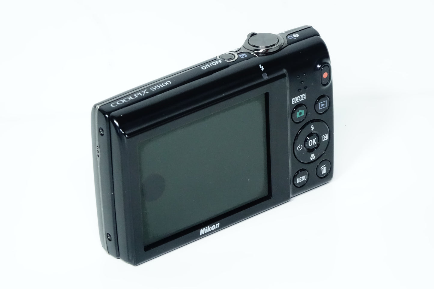 *LEGGI* Nikon Coolpix S5100 Fotocamera Compatta Nera GARANZIA 12 MESI