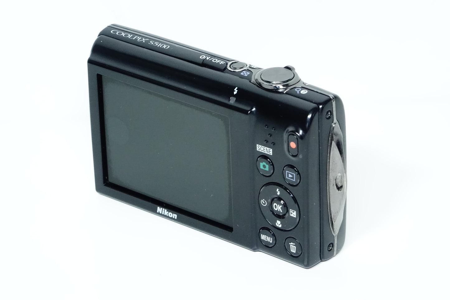 *LEGGI* Nikon Coolpix S5100 Fotocamera Compatta Nera GARANZIA 12 MESI