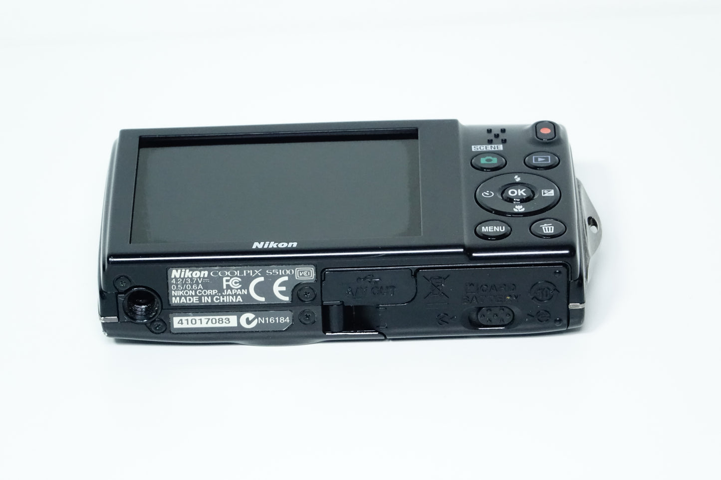 *LEGGI* Nikon Coolpix S5100 Fotocamera Compatta Nera GARANZIA 12 MESI