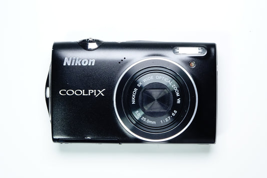 *LEGGI* Nikon Coolpix S5100 Fotocamera Compatta Nera GARANZIA 12 MESI