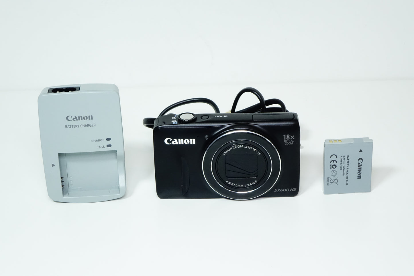 Canon PowerShot SX600 HS Nera 16MP Compatta - GARANZIA 12 MESI