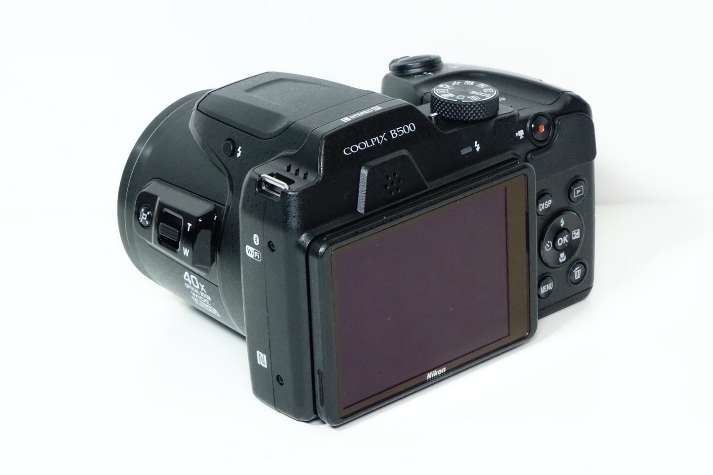 Fotocamera Bridge Nikon Coopix B500 + Borsa, Batterie - GARANZIA 12 MESI