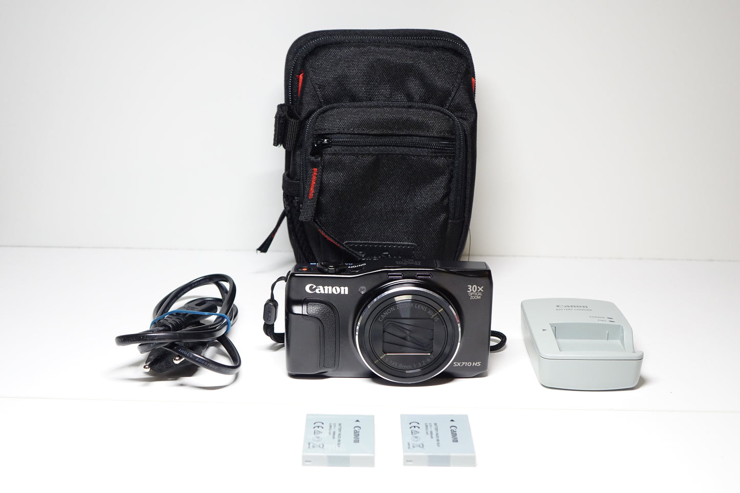 Canon PowerShot SX710 HS Nera 20MP 2 Batterie Custodia - Garanzia 12 mesi - SX 710