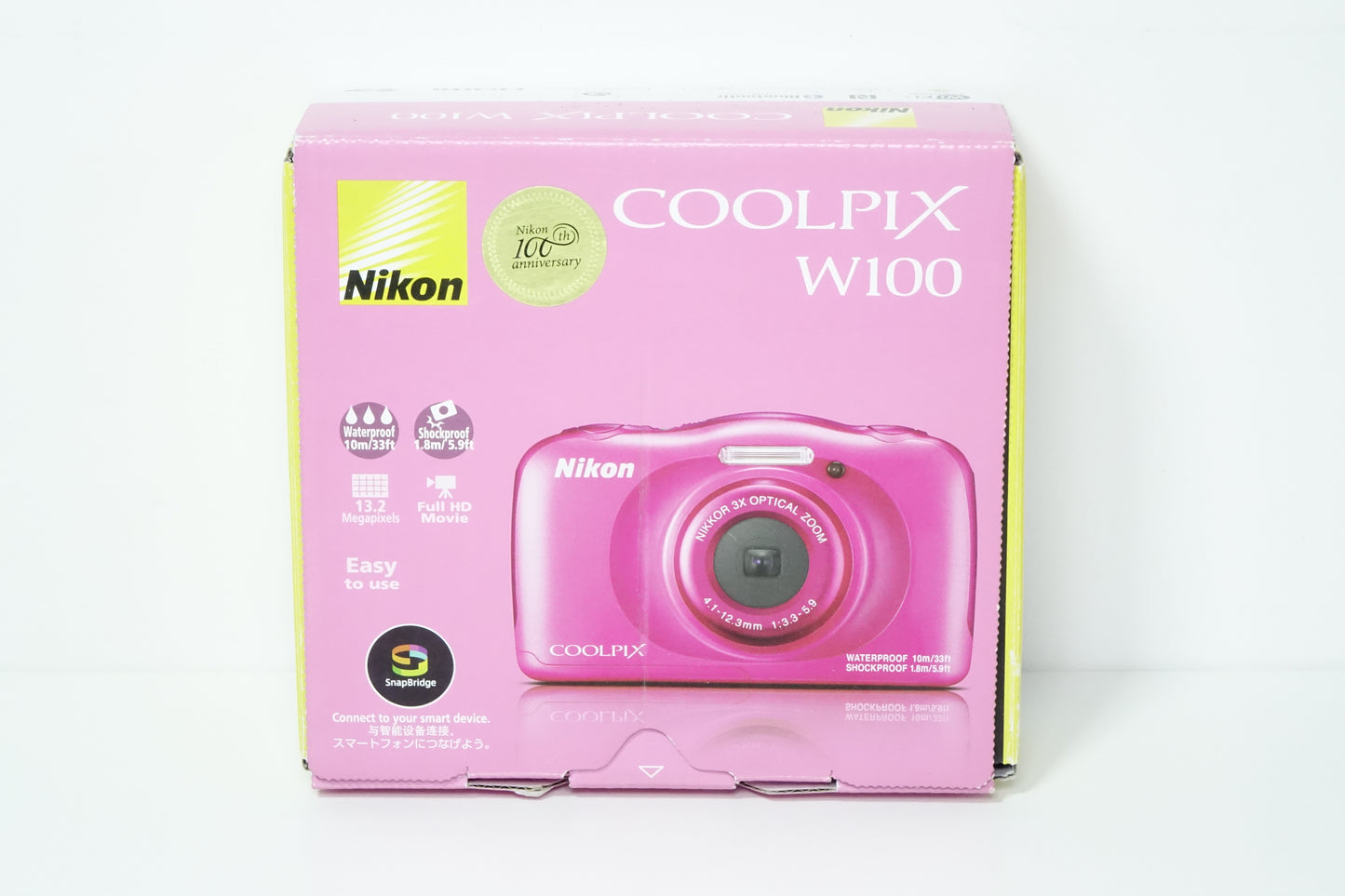 Nikon Coolpix W100 Fotocamera Compatta Rosa 13MP - GARANZIA 12 MESI