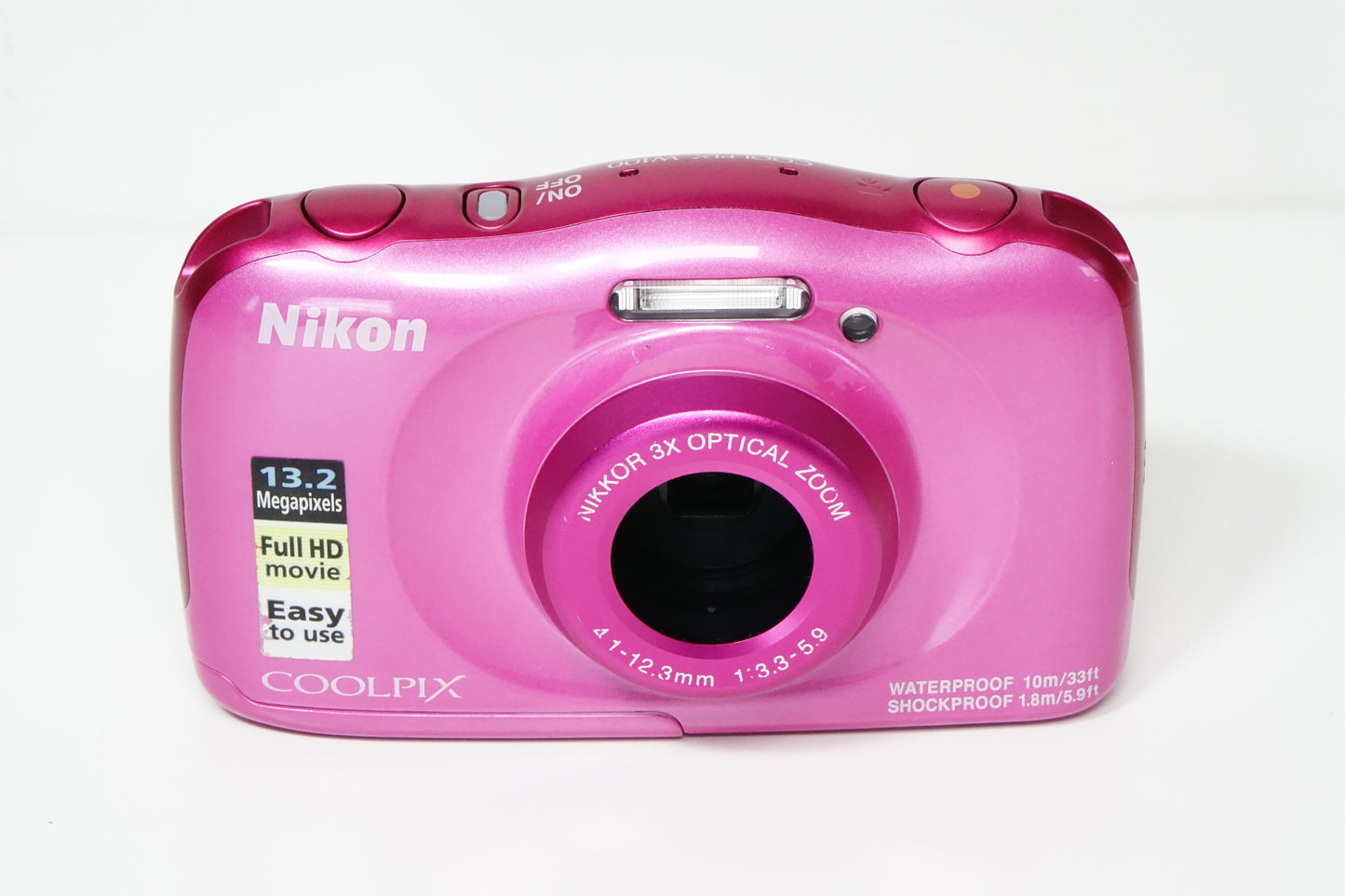 Nikon Coolpix W100 Fotocamera Compatta Rosa 13MP - GARANZIA 12 MESI