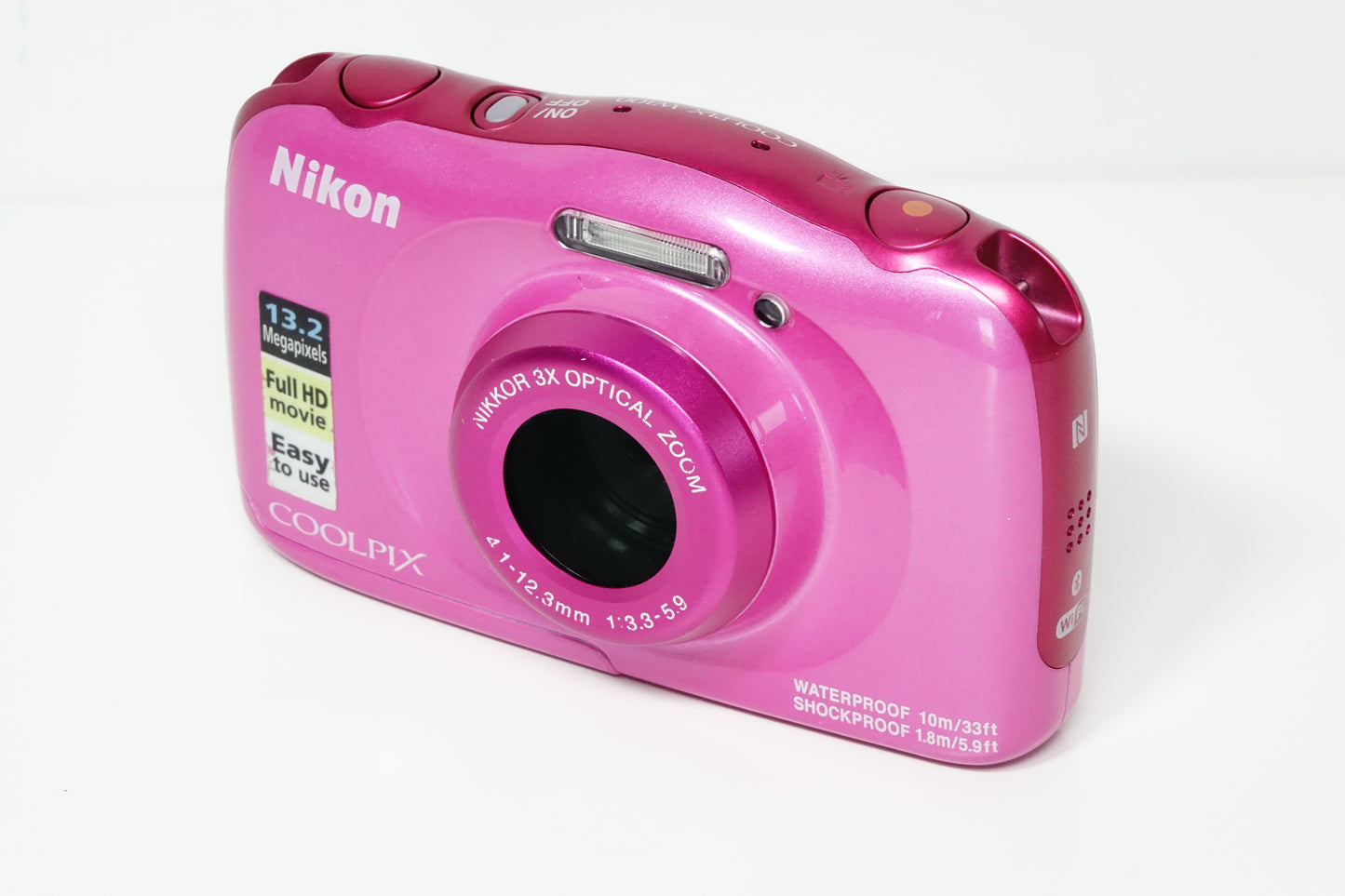 Nikon Coolpix W100 Fotocamera Compatta Rosa 13MP - GARANZIA 12 MESI