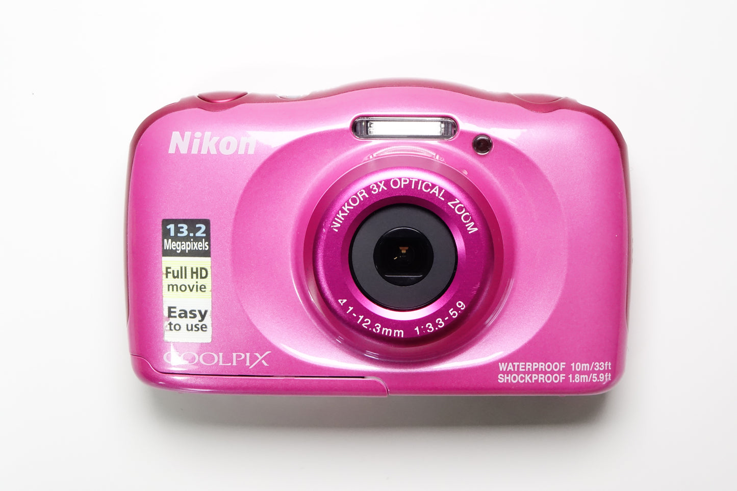 Nikon Coolpix W100 Fotocamera Compatta Rosa 13MP - GARANZIA 12 MESI