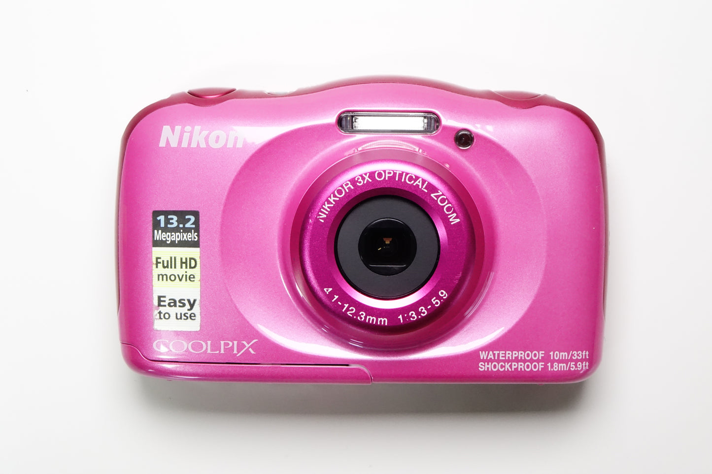 Nikon Coolpix W100 Fotocamera Compatta Rosa 13MP - GARANZIA 12 MESI