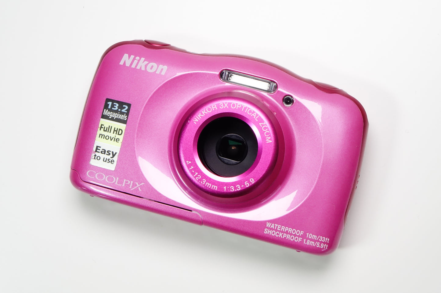 Nikon Coolpix W100 Fotocamera Compatta Rosa 13MP - GARANZIA 12 MESI