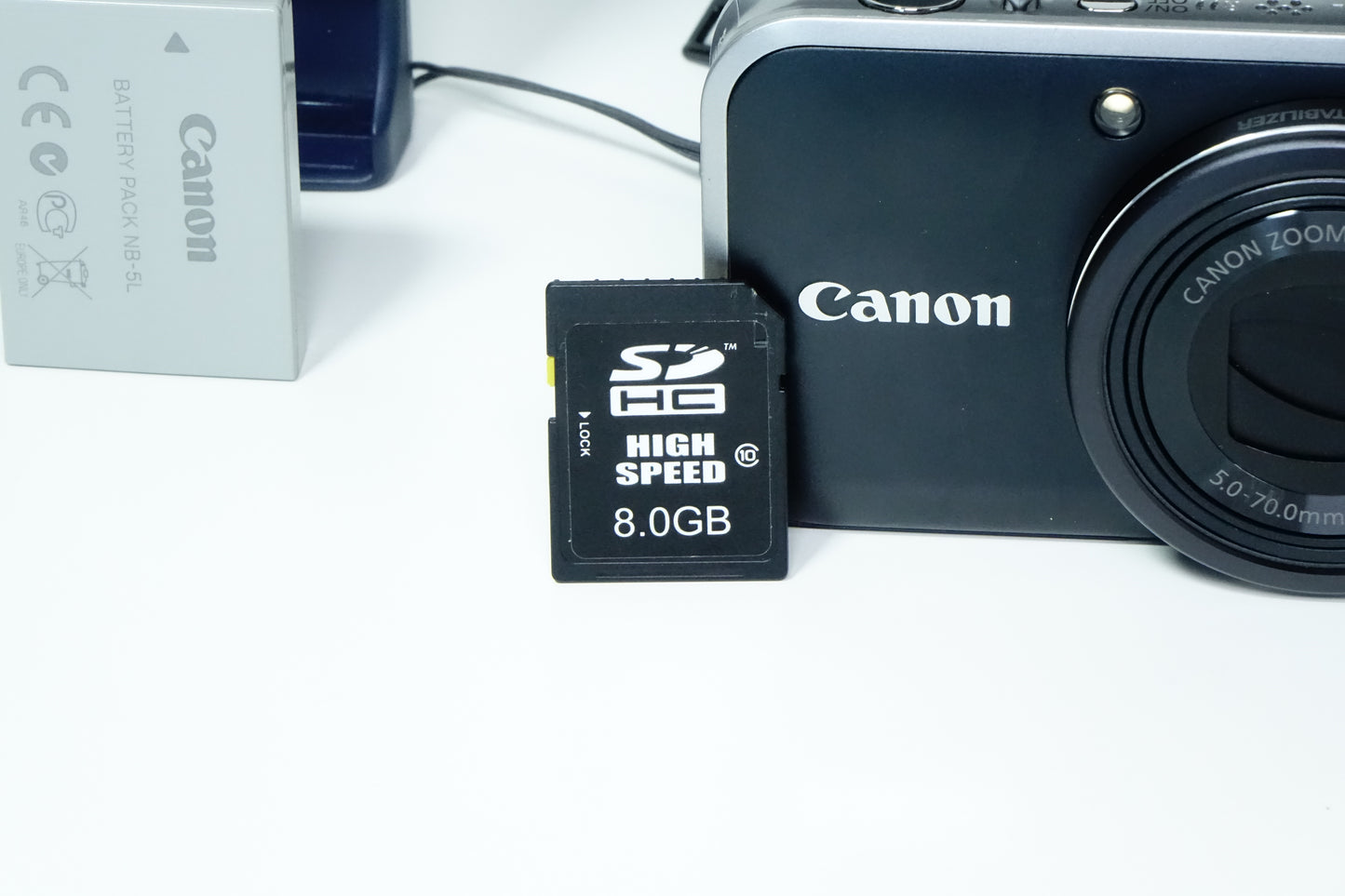 Canon PowerShot SX210 HS + SD 8GB, Custodia - GARANZIA 12 MESI - SX210HS