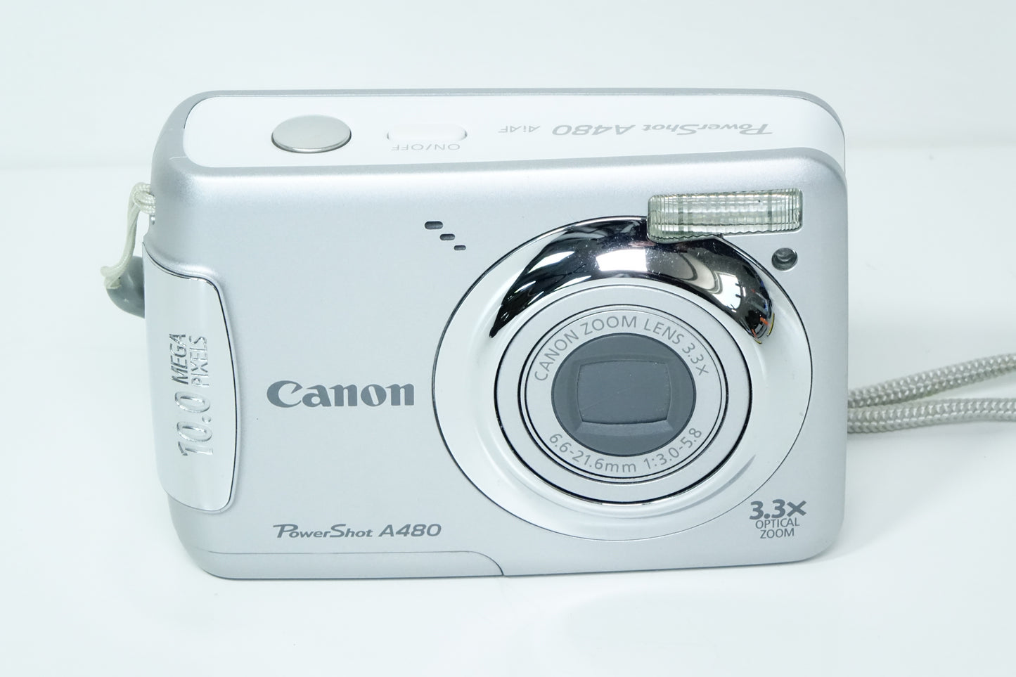 Canon PowerShot A480 Compatta CCD Argento - GARANZIA 12 MESI