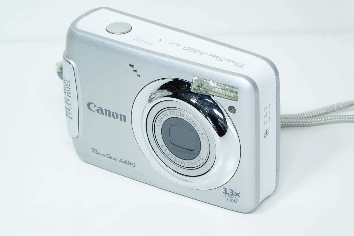 Canon PowerShot A480 Compatta CCD Argento - GARANZIA 12 MESI