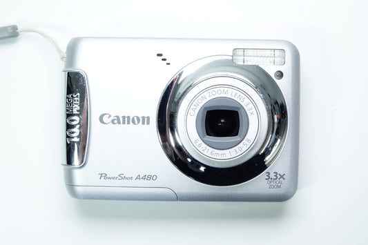 Canon PowerShot A480 Compatta CCD Argento - GARANZIA 12 MESI
