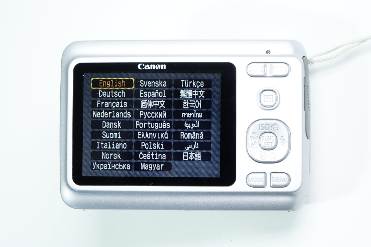 Canon PowerShot A480 Compatta CCD Argento - GARANZIA 12 MESI
