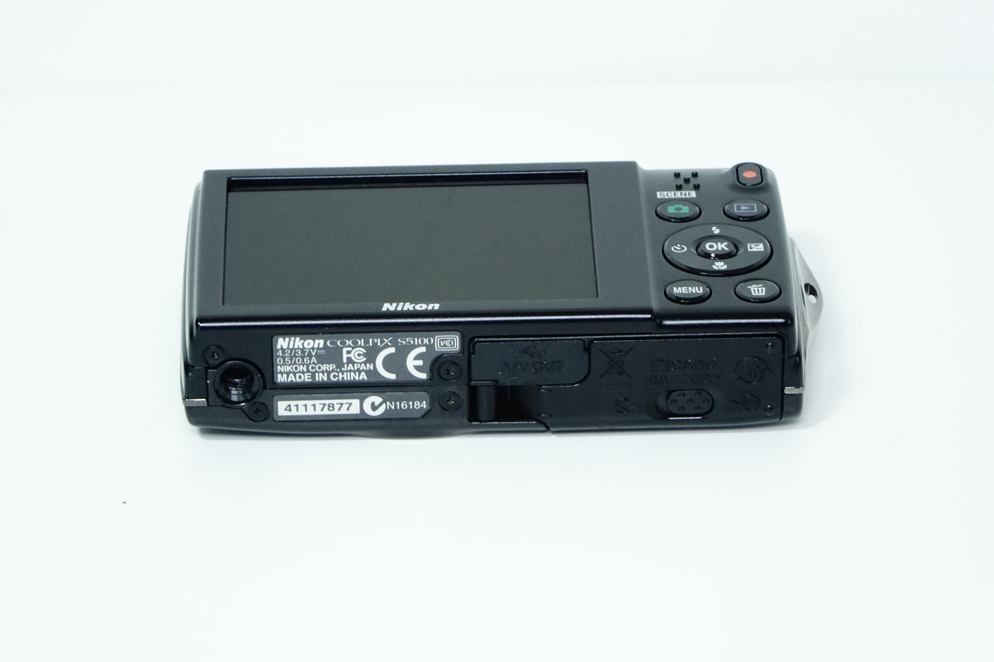 Nikon Coolpix S5100 Nera Compatta CCD + Box - GARANZIA 12 MESI