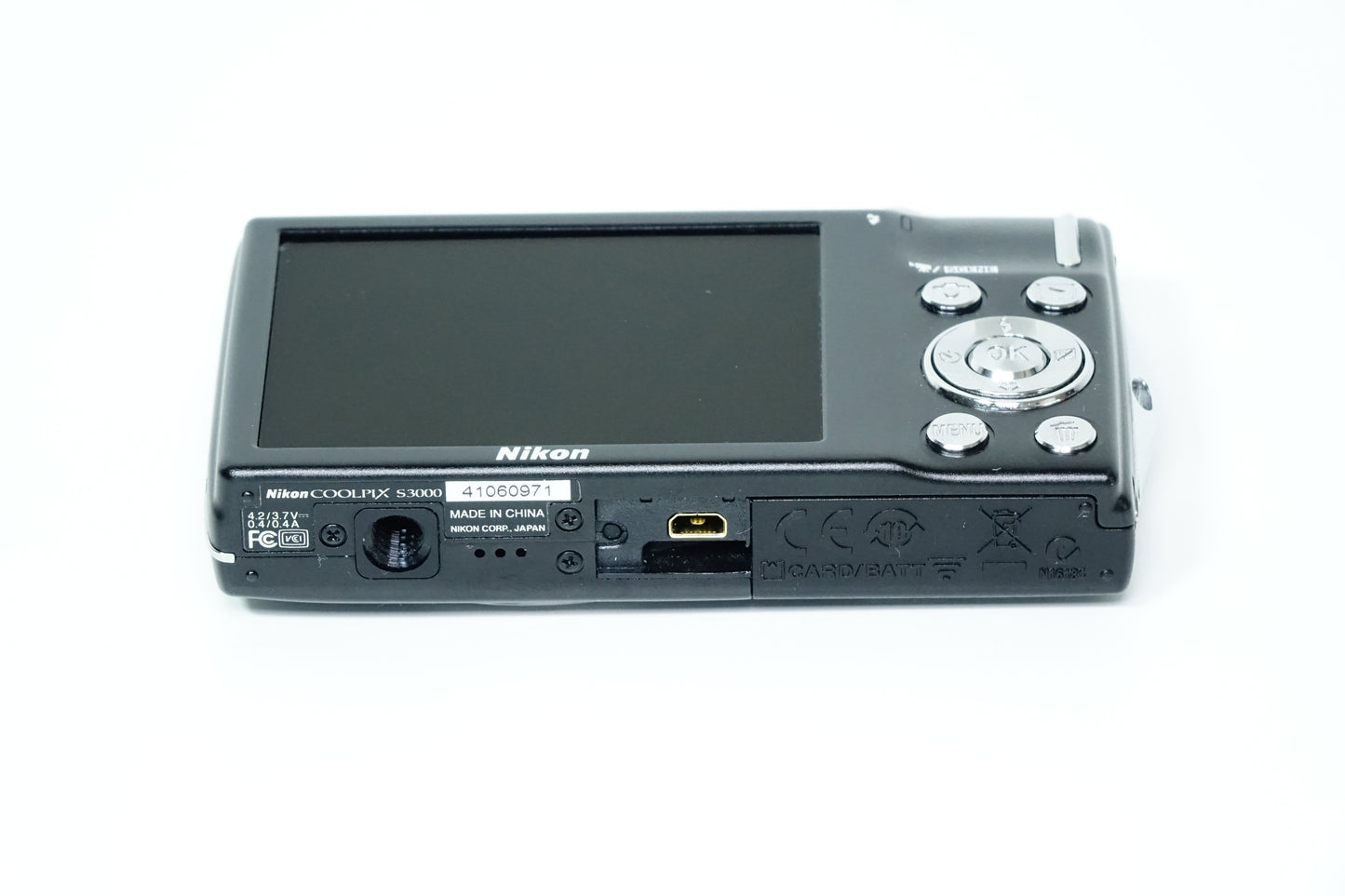 *AF NON FUNZIONANTE* Nikon Coolpix S3000 Nera Compatta