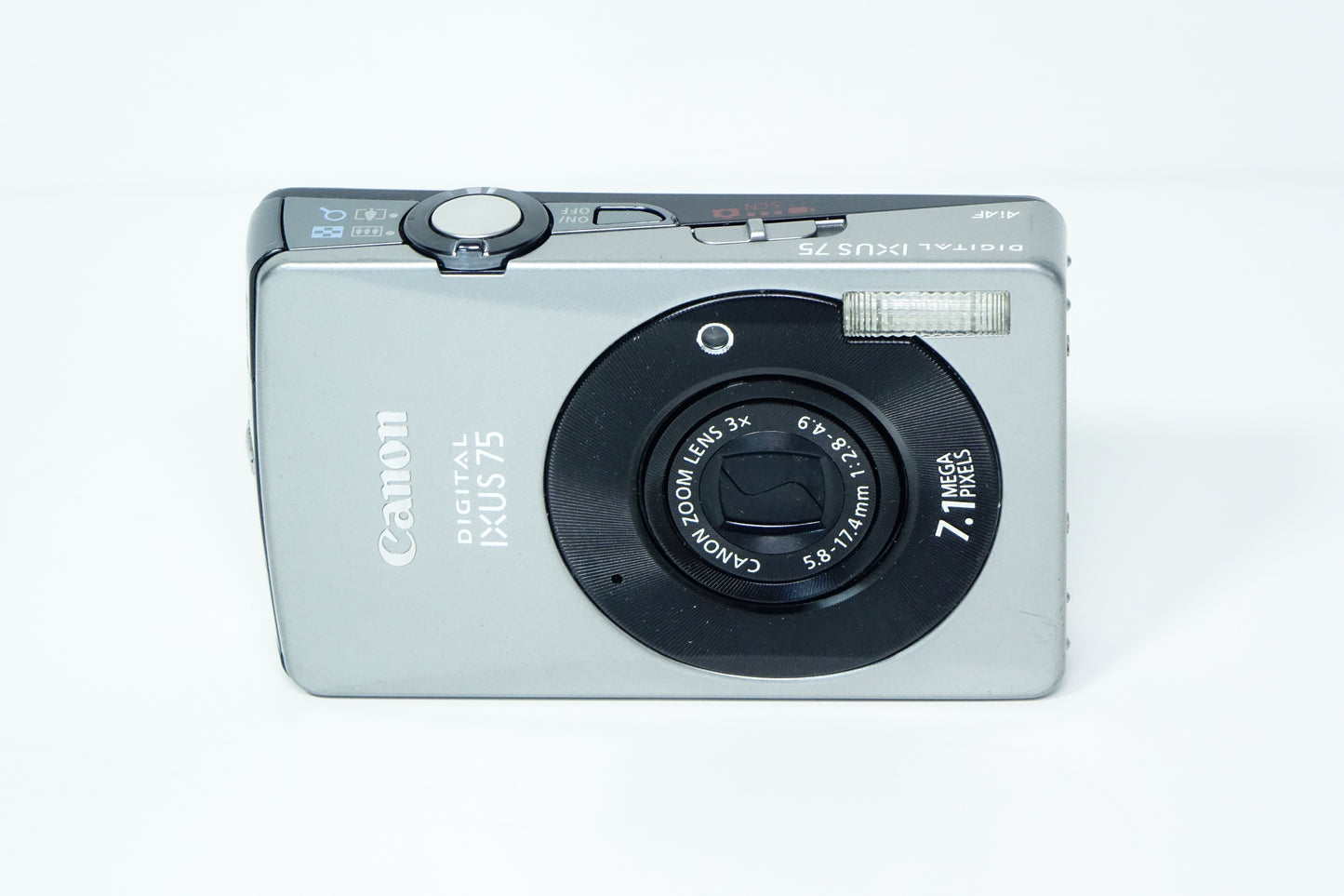 Canon IXUS 75 Fotocamera Compatta CCD Argento - Per Ricambi o Riparazioni