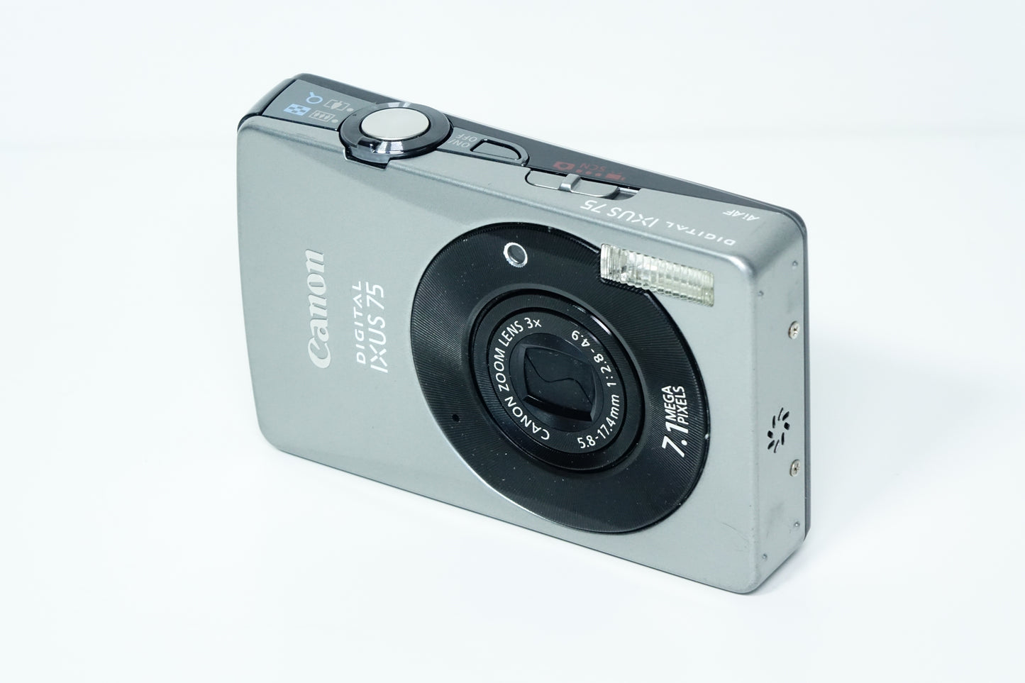 Canon IXUS 75 Fotocamera Compatta CCD Argento - Per Ricambi o Riparazioni