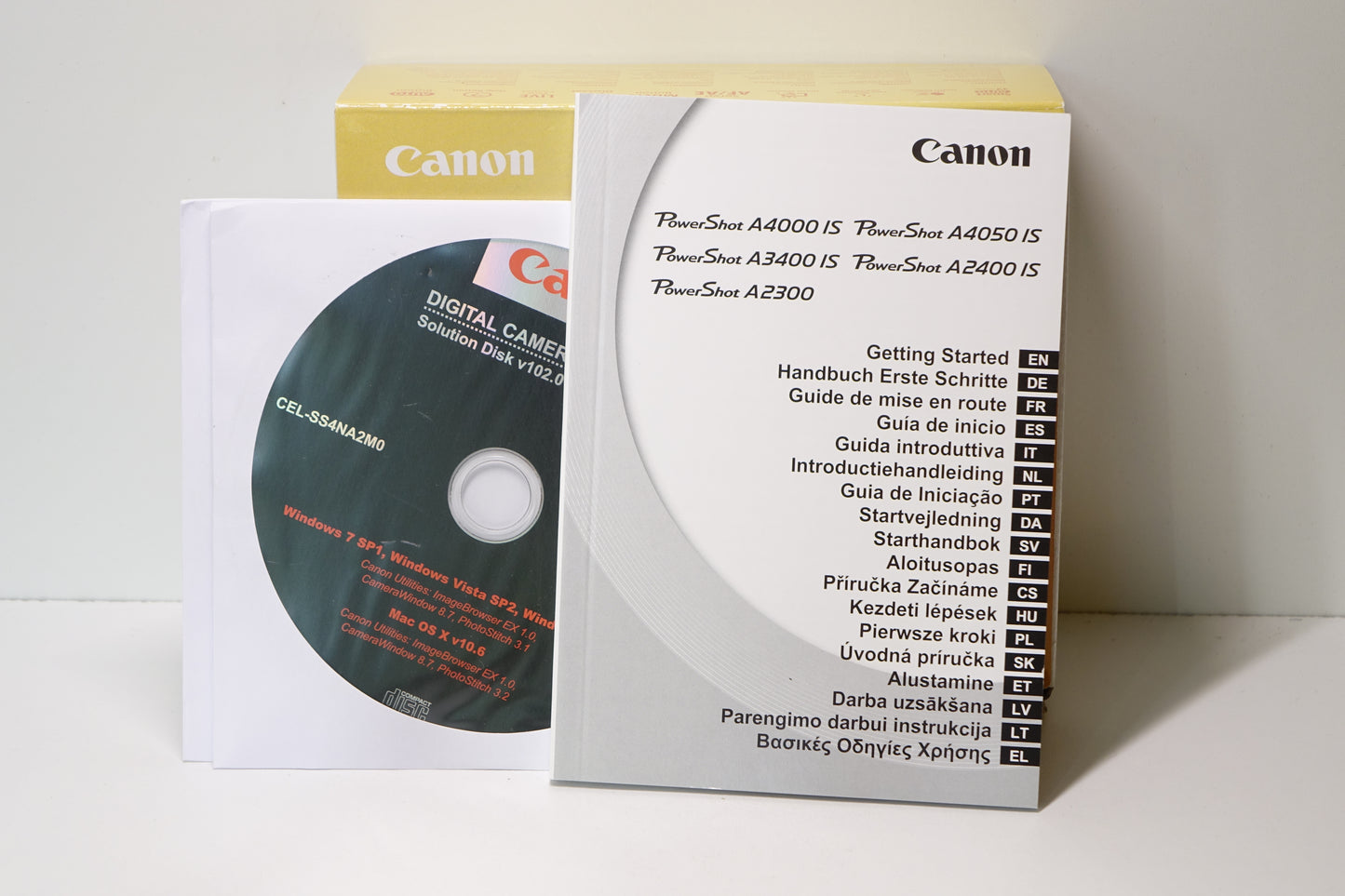 Canon PowerShot A3400 IS 16MP Nera Fotocamera Digicam SD 8GB + Custodia - Garanzia 12 mesi