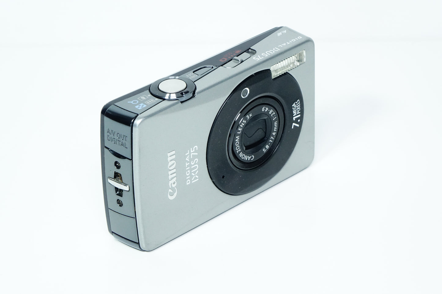 Canon IXUS 75 Fotocamera Compatta CCD Argento - Per Ricambi o Riparazioni