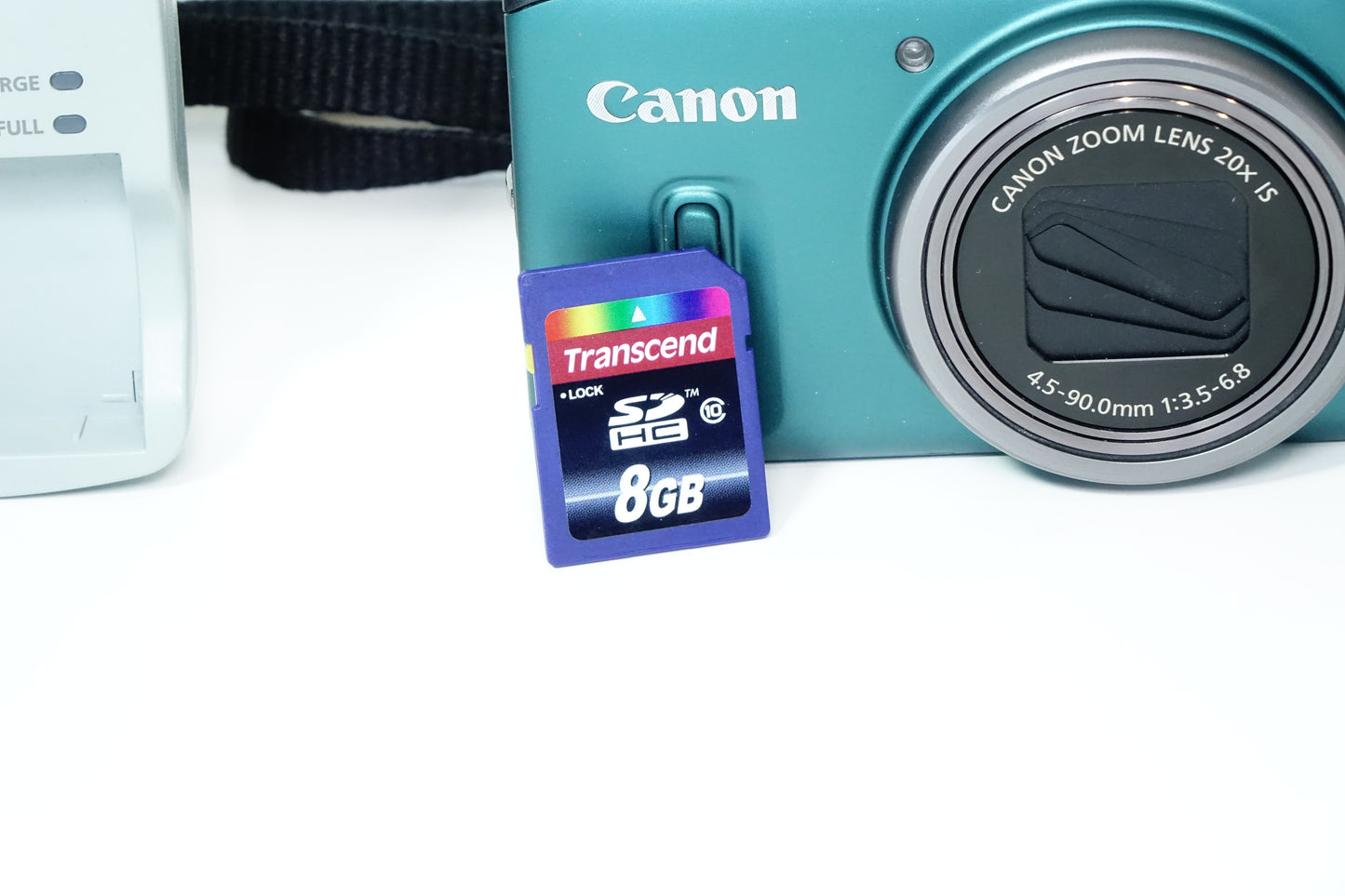 Canon PowerShot SX260 HS Turchese Compatta + SD 8GB - GARANZIA 12 MESI
