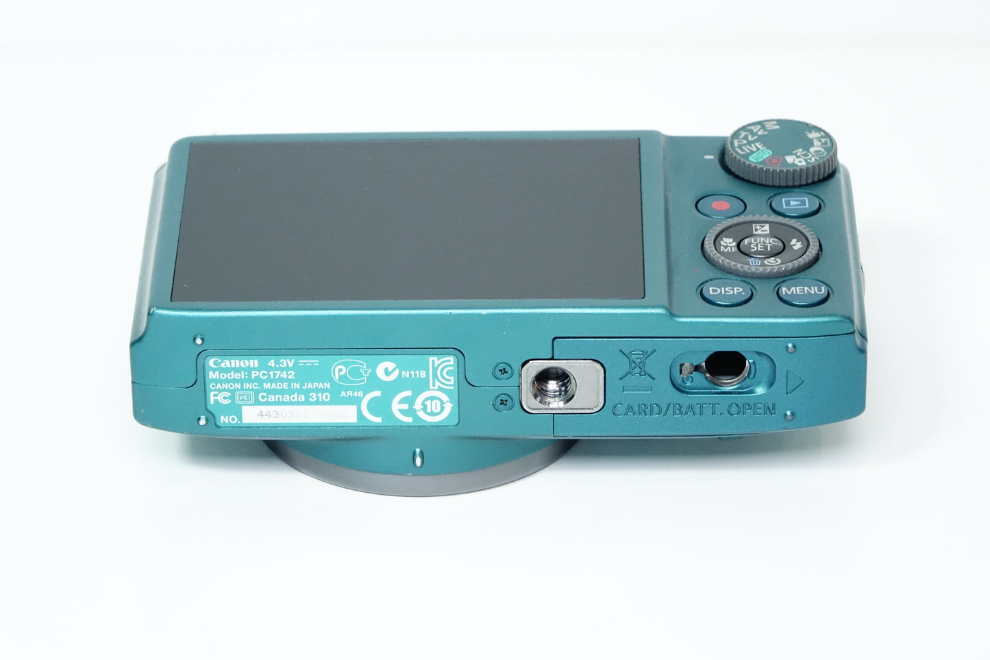Canon PowerShot SX260 HS Turchese Compatta + SD 8GB - GARANZIA 12 MESI