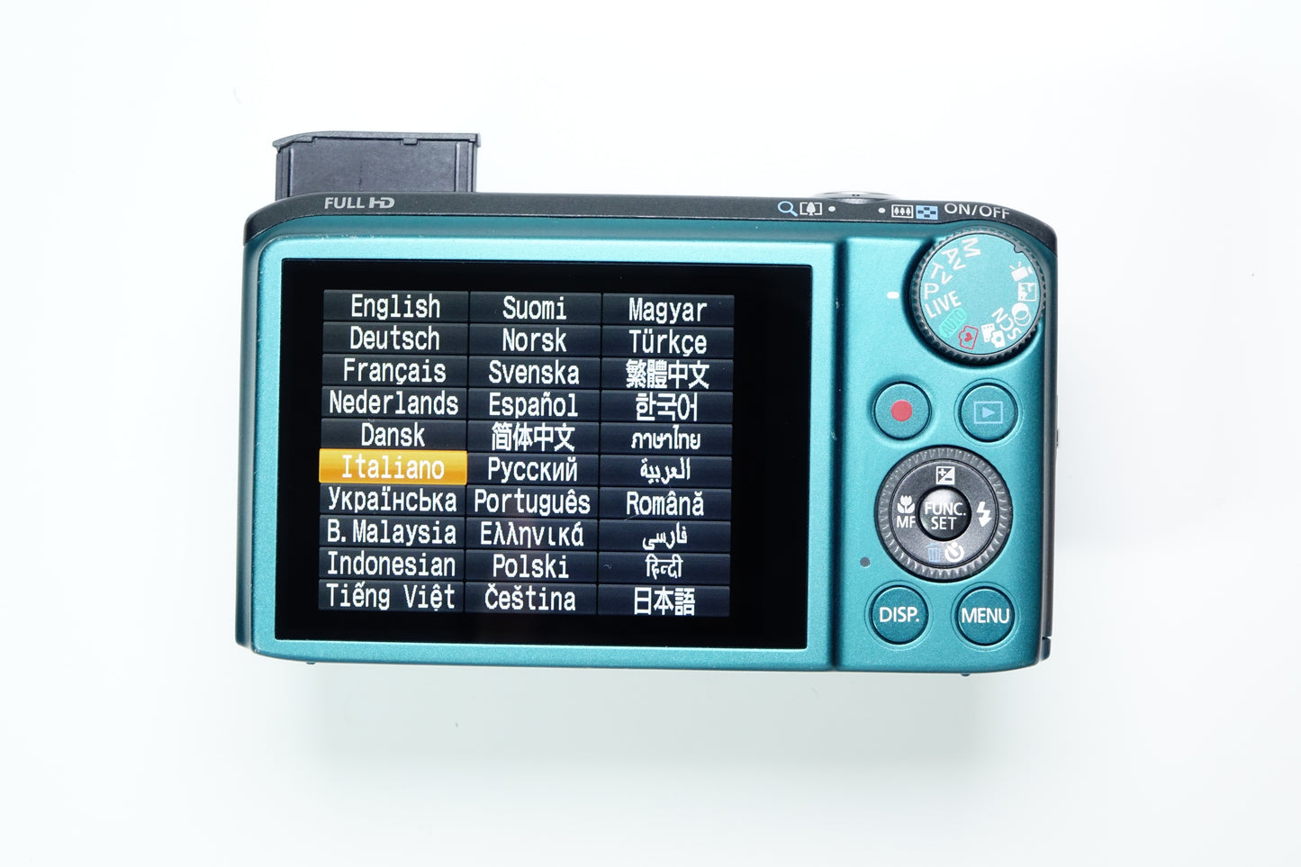 Canon PowerShot SX260 HS Turchese Compatta + SD 8GB - GARANZIA 12 MESI