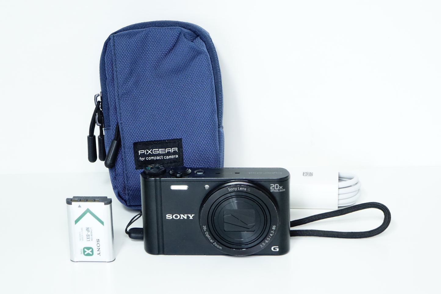 Sony Cyber-shot DSC-WX300 Fotocamera Compatta + Custodia - GARANZIA 12 MESI