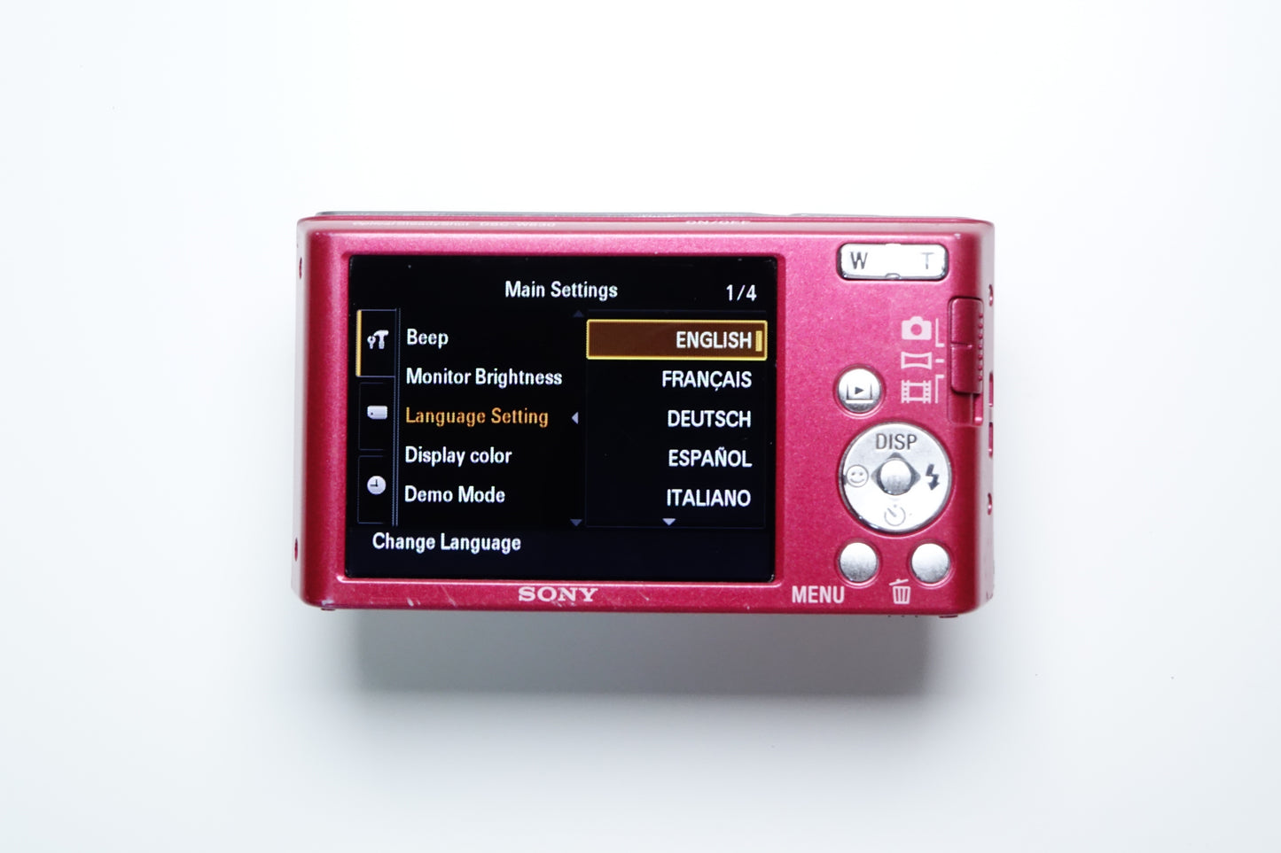 *LEGGI* Sony Cyber-Shot DSC-W830 Rosa Fotocamera Compatta CCD + SD 4GB