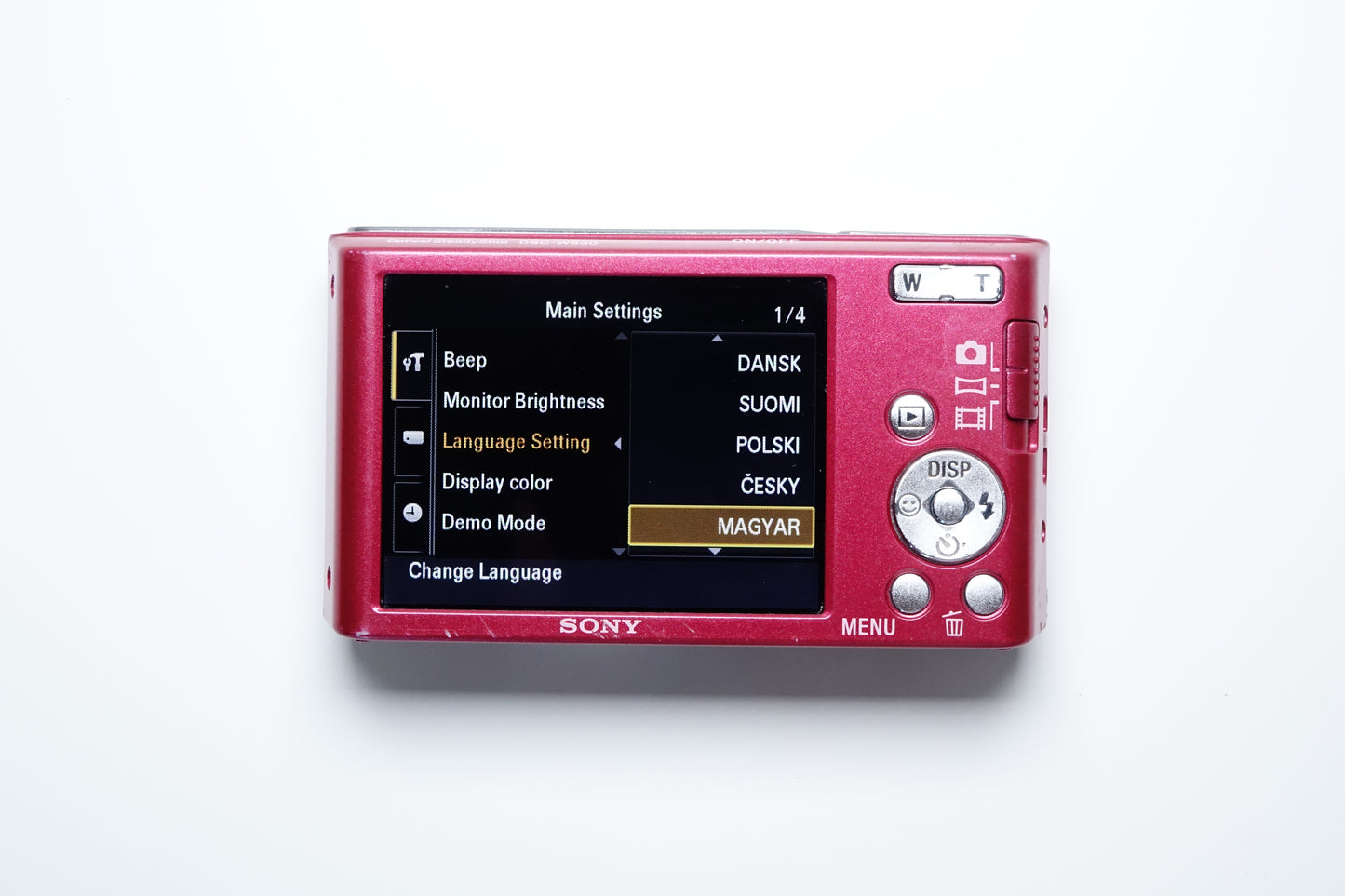 *LEGGI* Sony Cyber-Shot DSC-W830 Rosa Fotocamera Compatta CCD + SD 4GB