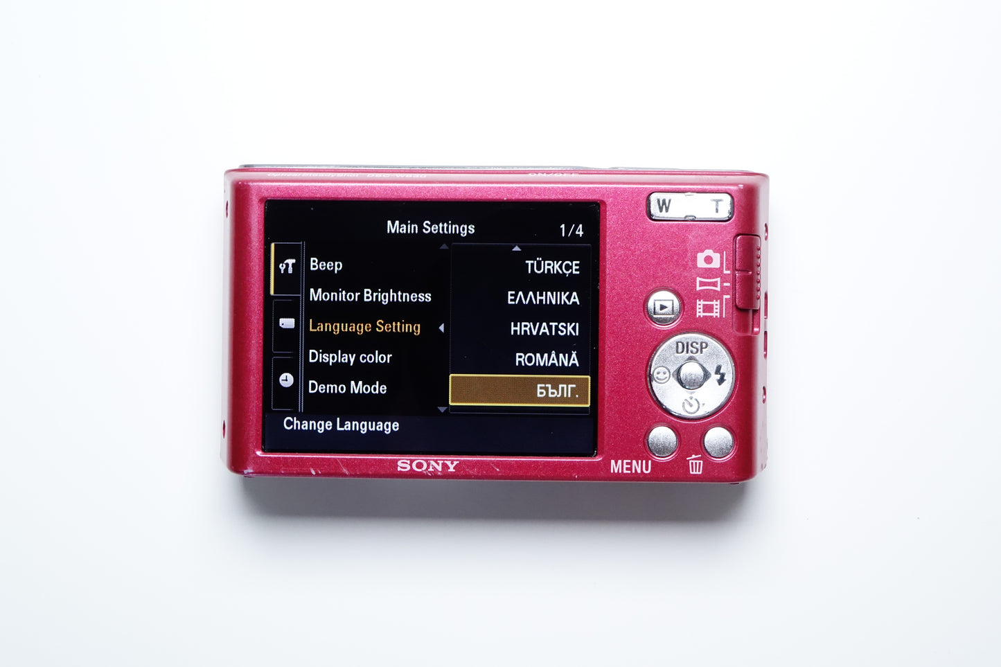 *LEGGI* Sony Cyber-Shot DSC-W830 Rosa Fotocamera Compatta CCD + SD 4GB