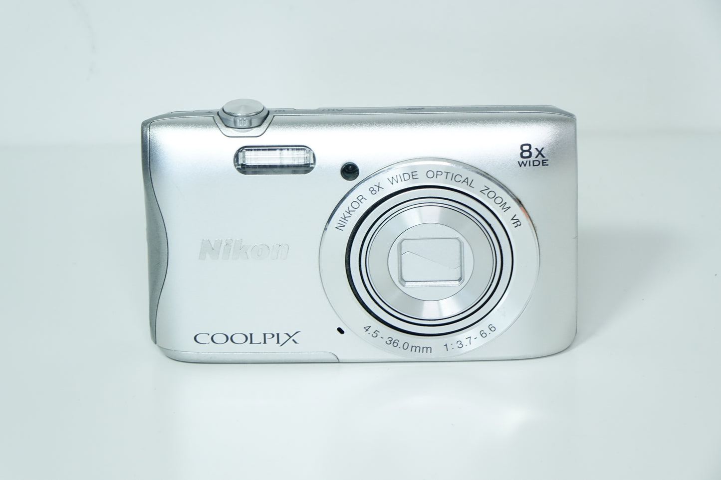 Nikon Coolpix S3700 Argento Compatta 20,1MP CCD - GARANZIA 12 MESI