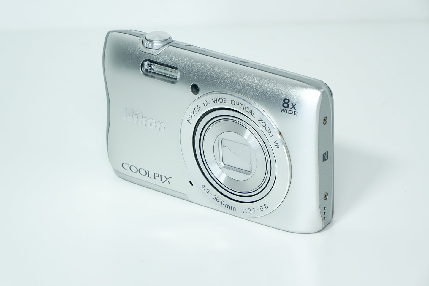 Nikon Coolpix S3700 Argento Compatta 20,1MP CCD - GARANZIA 12 MESI