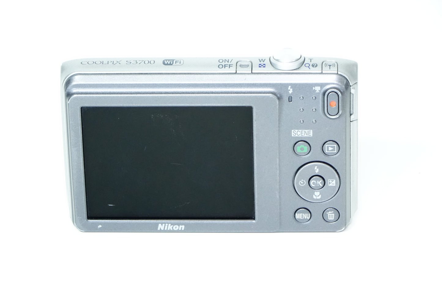 Nikon Coolpix S3700 Argento Compatta 20,1MP CCD - GARANZIA 12 MESI