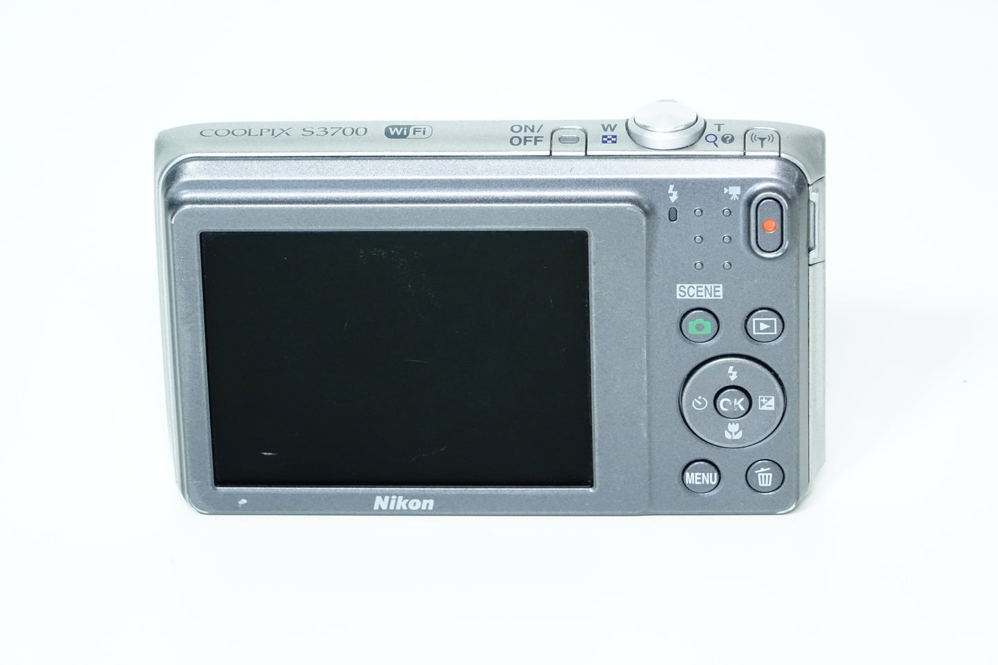 Nikon Coolpix S3700 Argento Compatta 20,1MP CCD - GARANZIA 12 MESI