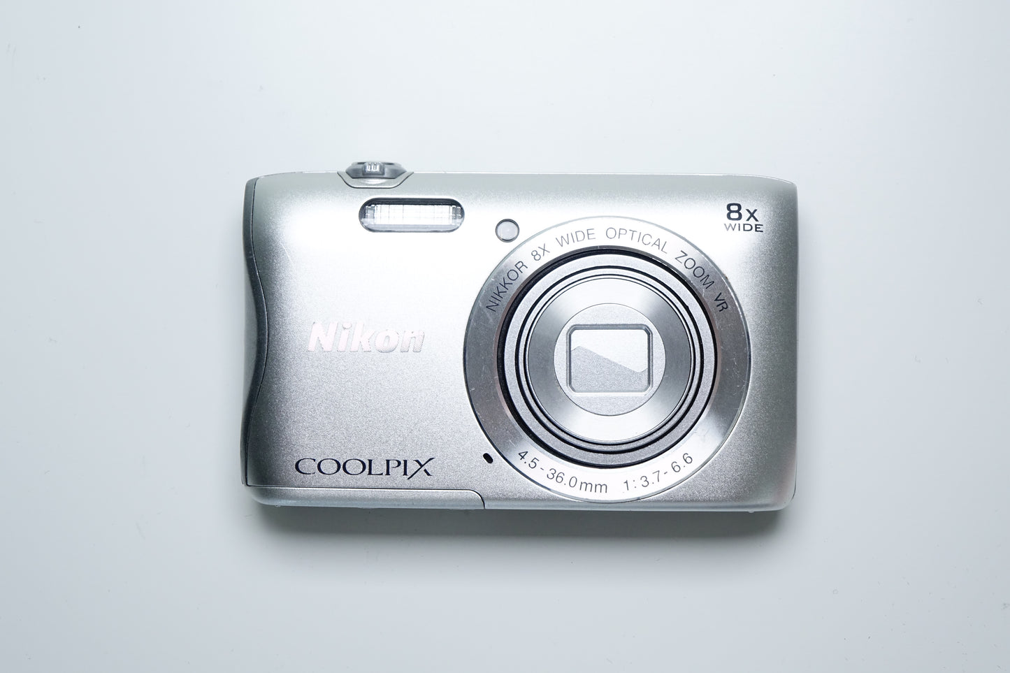 Nikon Coolpix S3700 Argento Compatta 20,1MP CCD - GARANZIA 12 MESI