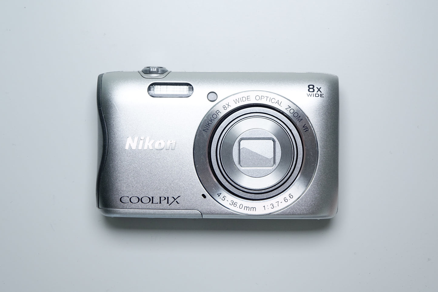 Nikon Coolpix S3700 Argento Compatta 20,1MP CCD - GARANZIA 12 MESI