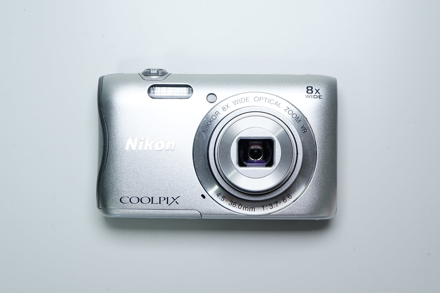 Nikon Coolpix S3700 Argento Compatta 20,1MP CCD - GARANZIA 12 MESI
