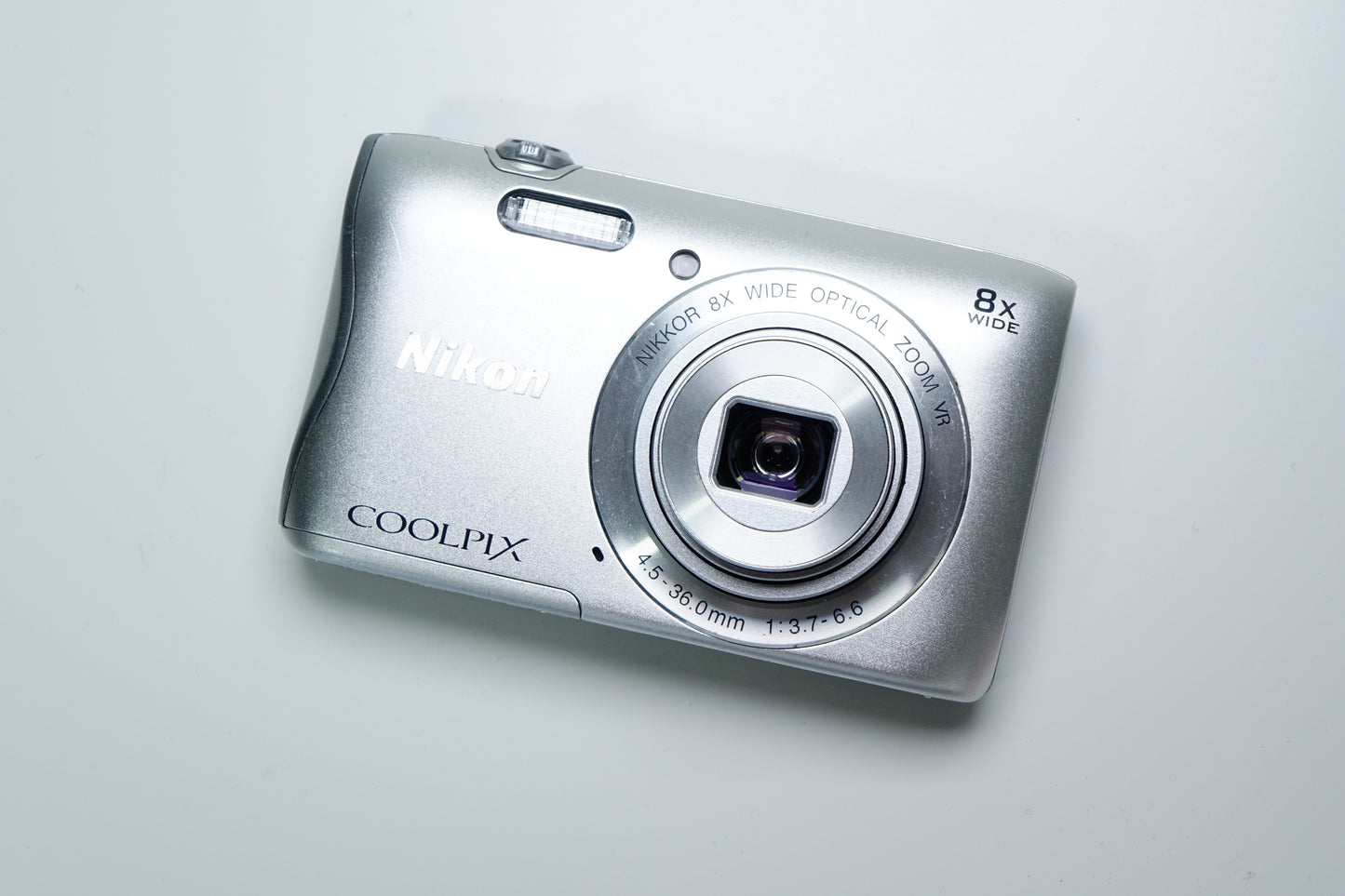 Nikon Coolpix S3700 Argento Compatta 20,1MP CCD - GARANZIA 12 MESI