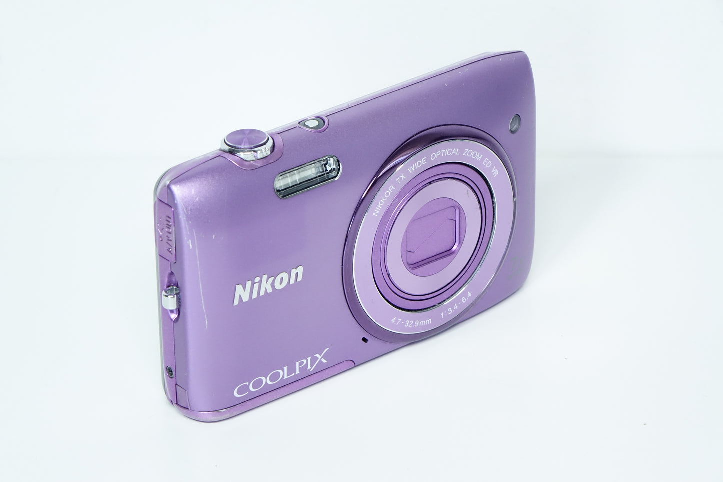 *LEGGI* Nikon Coolpix S3500 Viola Fotocamera Compatta - GARANZIA 12 MESI