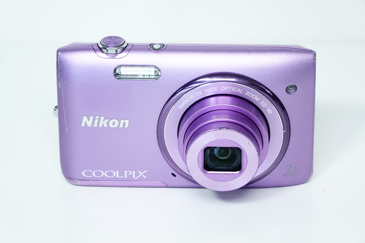 *LEGGI* Nikon Coolpix S3500 Viola Fotocamera Compatta - GARANZIA 12 MESI