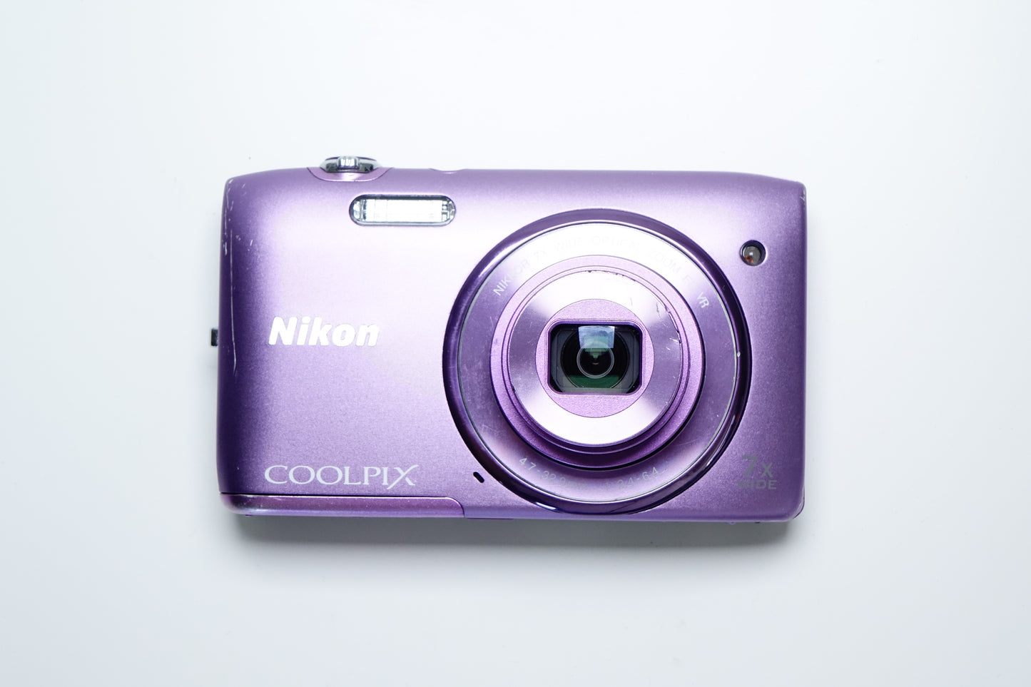 *LEGGI* Nikon Coolpix S3500 Viola Fotocamera Compatta - GARANZIA 12 MESI