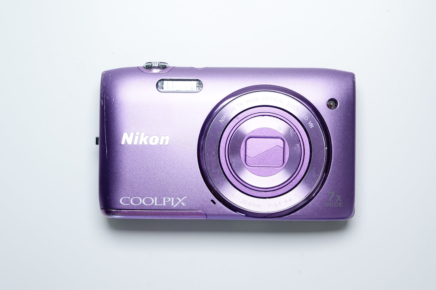 *LEGGI* Nikon Coolpix S3500 Viola Fotocamera Compatta - GARANZIA 12 MESI